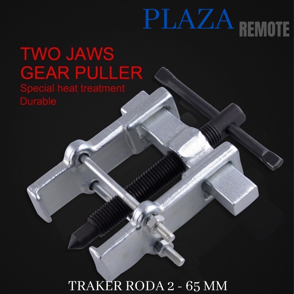 2 - 65 MM TRAKER RODA Baja Karbon Dua Rahang Gigi Penarik