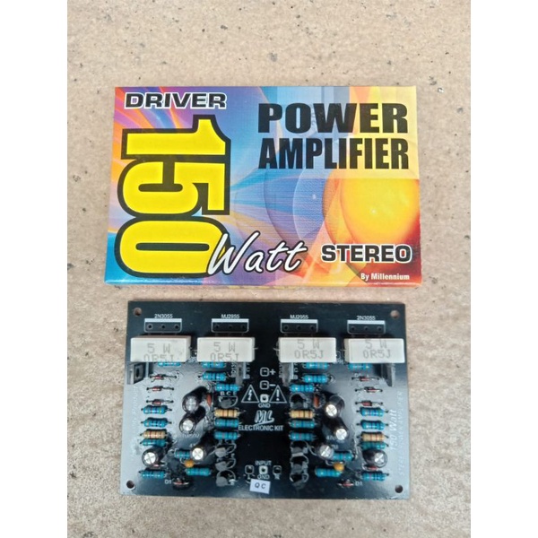 kit driver 150 watt power amplifier stereo tip