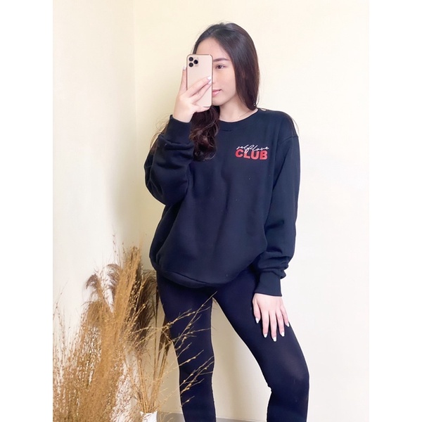 Sweater Oversize Crewneck Streetwear Sweatshirt Distro Pria dan Wanita