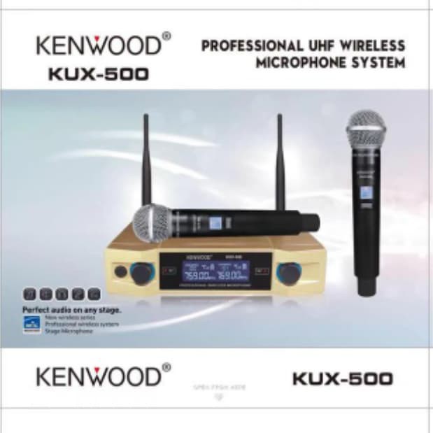 KENWOOD KUX 500 MIC HANDHEL WIRELESS MICROPHONE SYSTEM