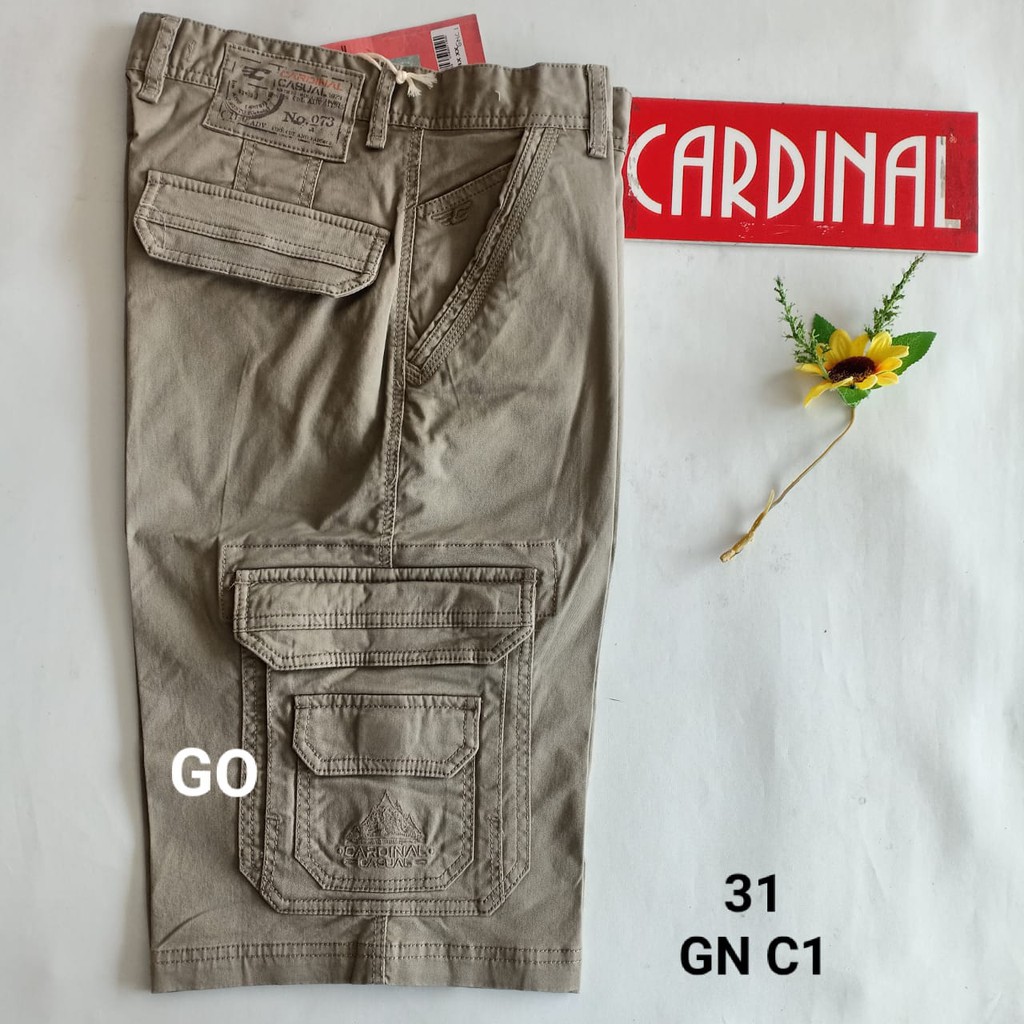 gos 31-KPL 2 CARDINAL KEMPOL CASUAL Celana Pendek Cowok Celana Kempol Fashion Pria Brand Kekinian