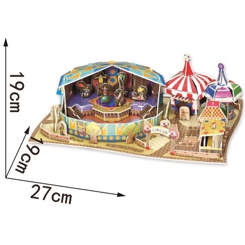 Puzzle 3D Anak - EXCITING CIRCUS - Hadiah Anak Sekolah B368-13