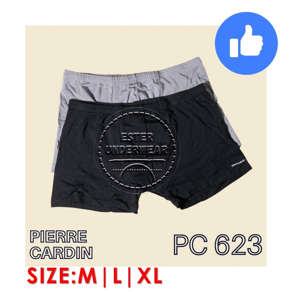 Celana Boxer Pria PIERRE CARDIN Import PC-623 ISI 2 PCS