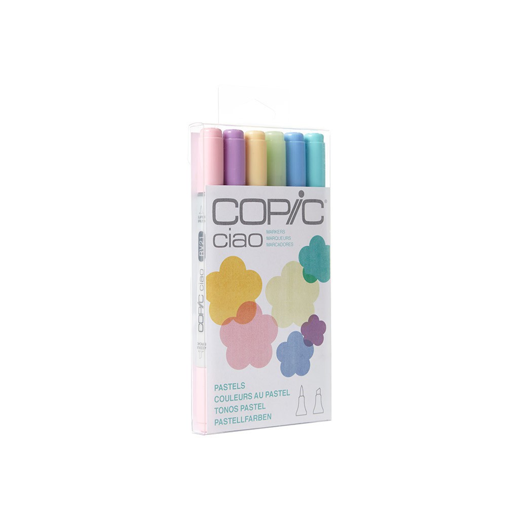 

COPIC CIAO 6 Color Set Pastel - Ref.CCM/6PS