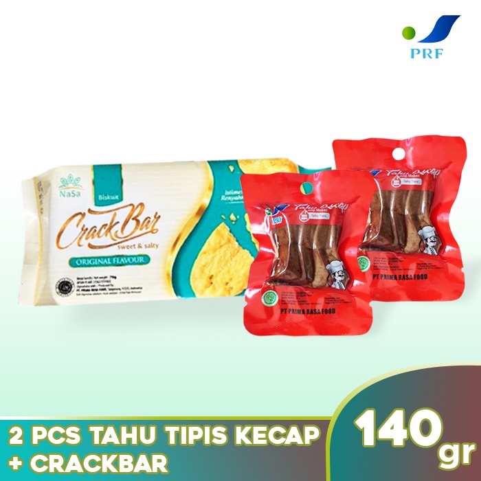 

Tahu Kecap Tipis 2pcs + Crackbar Siap Makan - Makanan Instan - Makanan Siap Saji - PRF