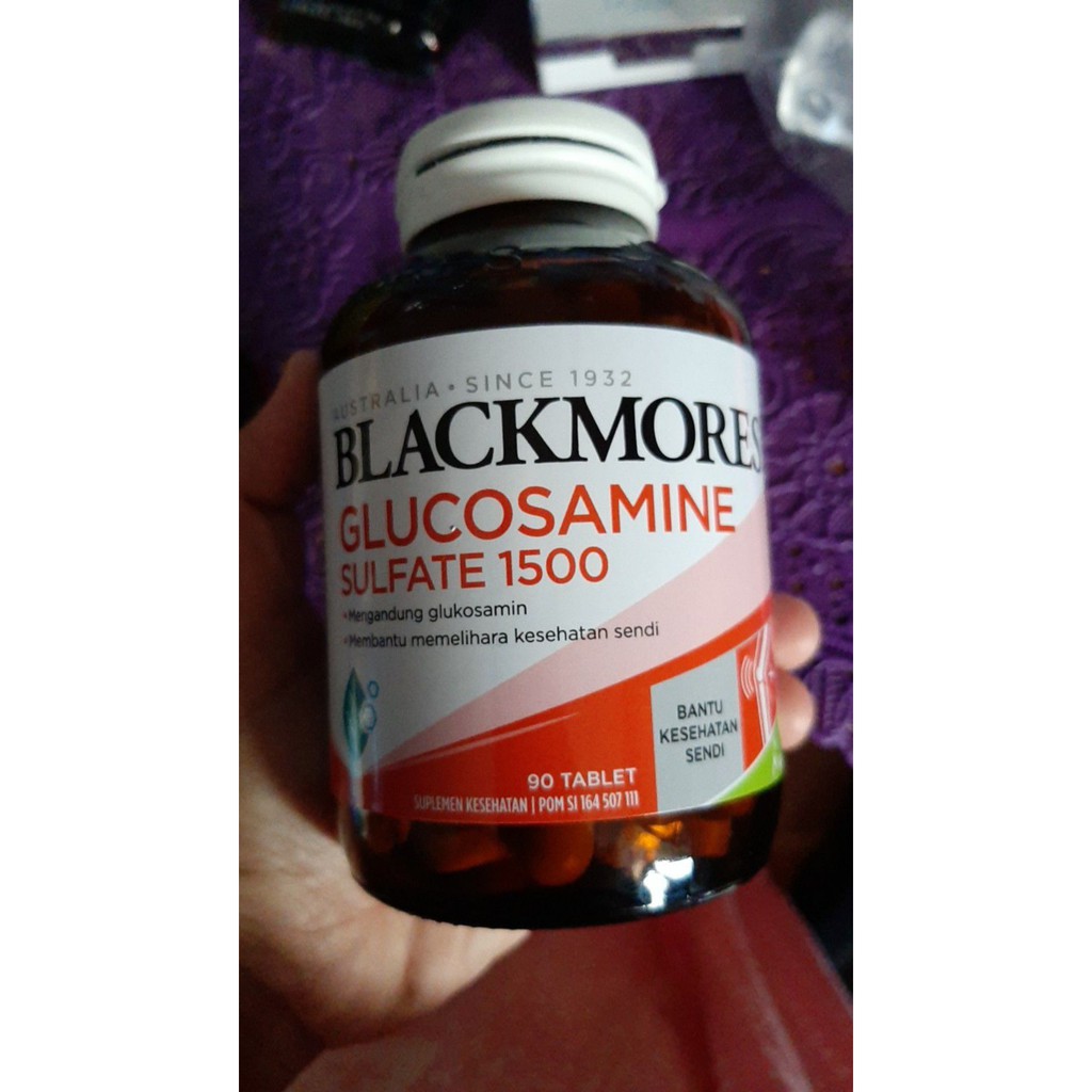 BLACKMORES GLUCOSAMINE SULFATE 1500mg BPOM KALBE - 90 tablet