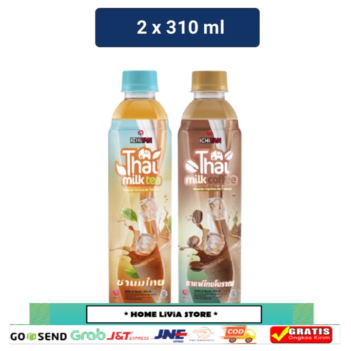 

Ichitan Thai Milk Tea 310 ml + 1 botol Ichitan Thai Milk Coffee 310 ml - Bundle Ichitan Mix Variant