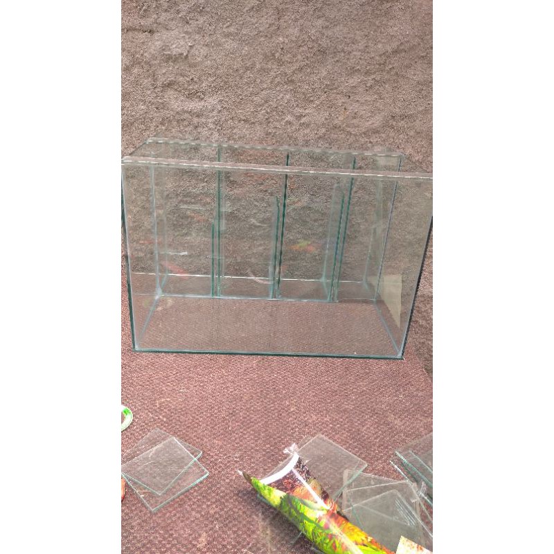 Aquarium 60x40x40 filter belakang