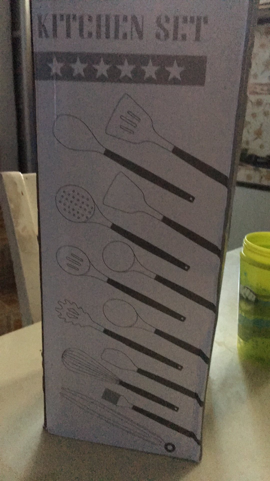 Spatula Set 10in1 Silikon Kayu Sendok Sutil Brush Penjepit Kocokan Alat Dapur Masak