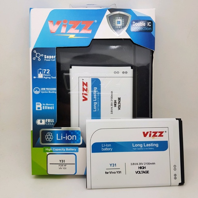 Jual Baterai Vizz Vivo Y31 Y 31 Y28 B-77 BKB77 B77 Batre Battery Double ...