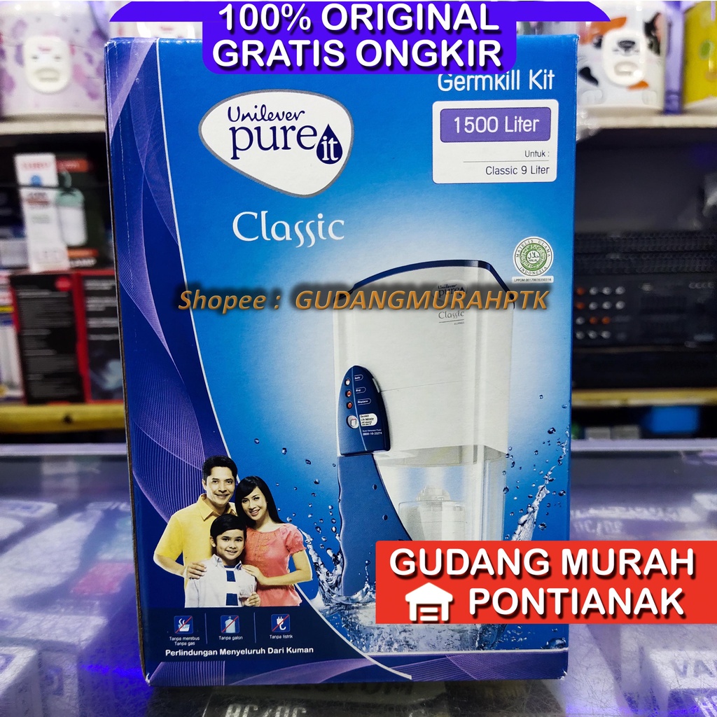 PURE IT GERM KILL KIT (GKK) 1500 L CLASSIC Obat Saringan Pure it purit penjernih air minuman pure it gkk