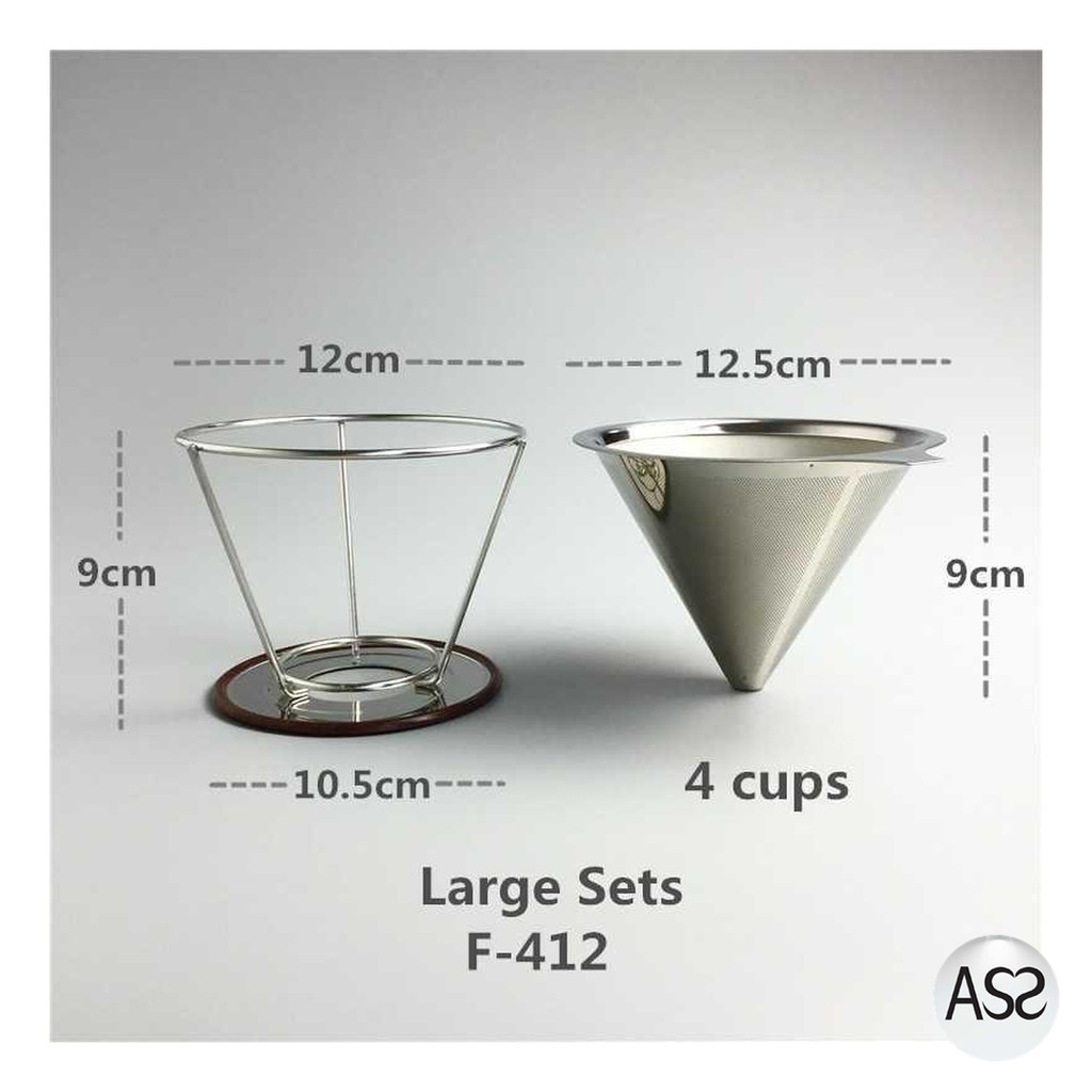 ASS Shop - Ueinsang Filter Penyaring Kopi V60 Filter Double Layer Large - F-412