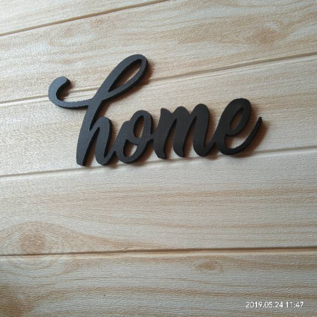 Walldecor Hiasan Dinding Home Tulisan Kayu