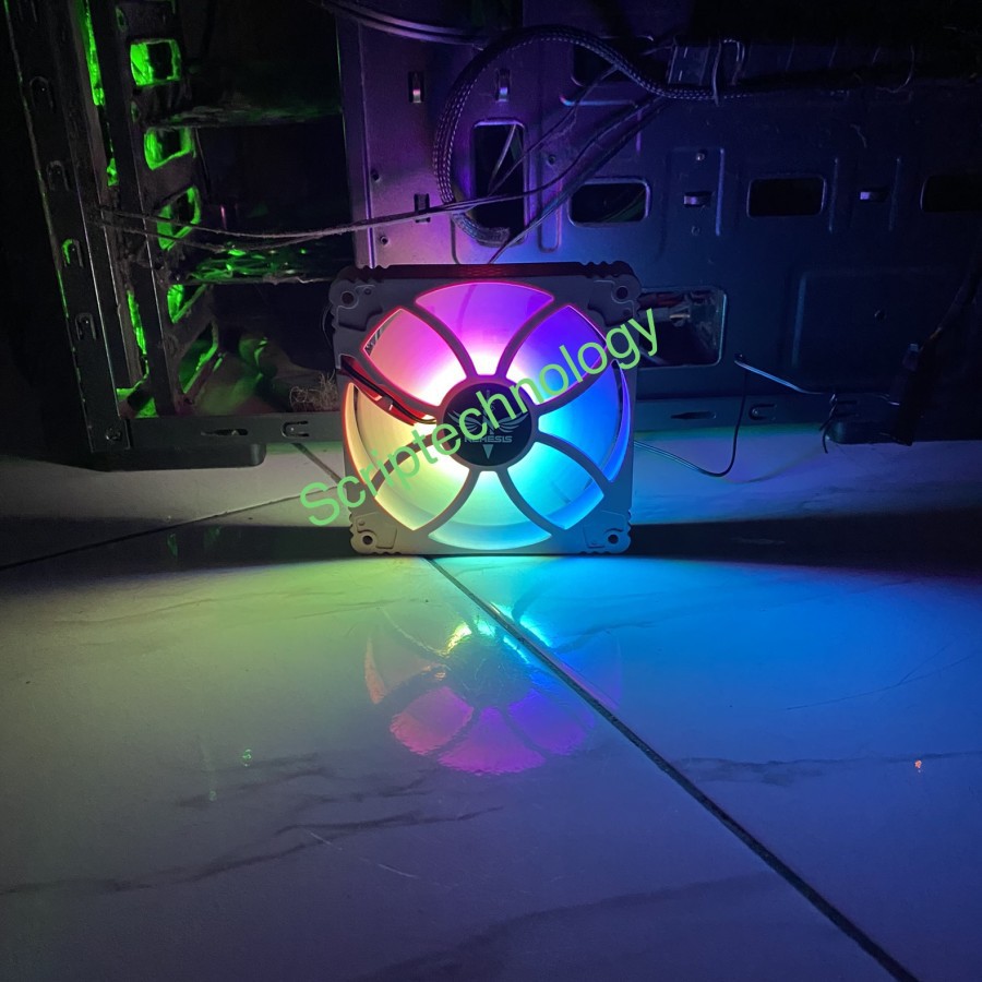 Fan Casing 12CM NYK Blade Rainbow RGB Illumination Fan Case