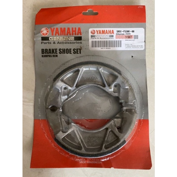 Kampas Rem Yamaha Brake Shoe 5MX-F530K-00