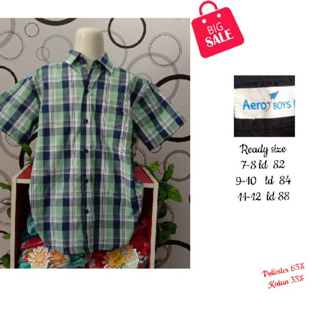 Kemeja anak cowok aero boys