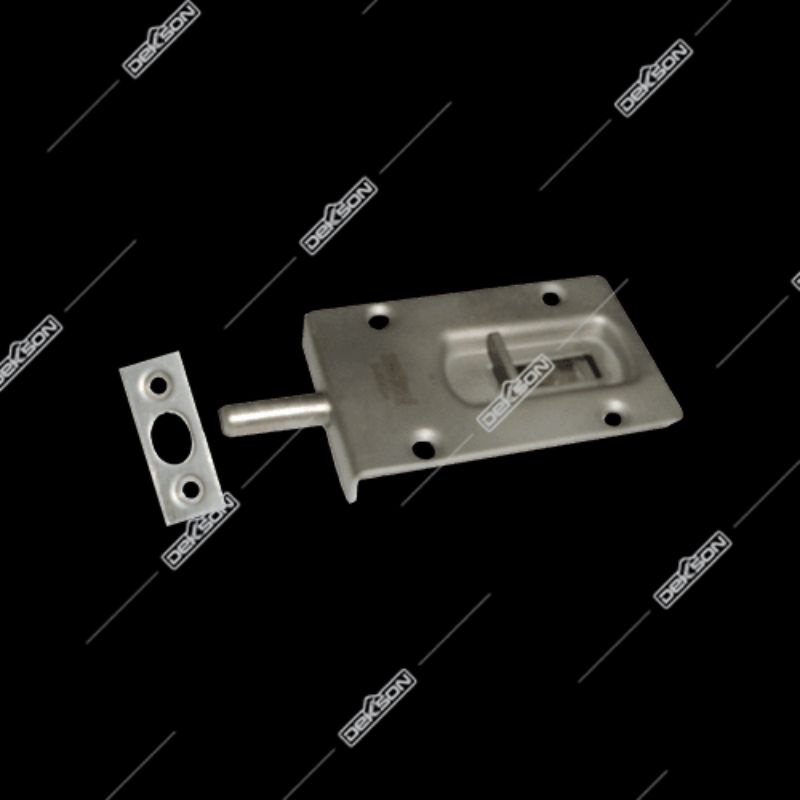 Jual FLUSH BOLT PLATE DEKKSON FBP 2,5" SSS Grendel Slot Tanam Plat 6