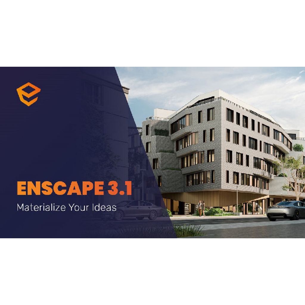 Enscape3D Enscape 3D v3 + Assets Library include Flashdisk 16GB