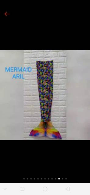 Costume mermaide anak anak