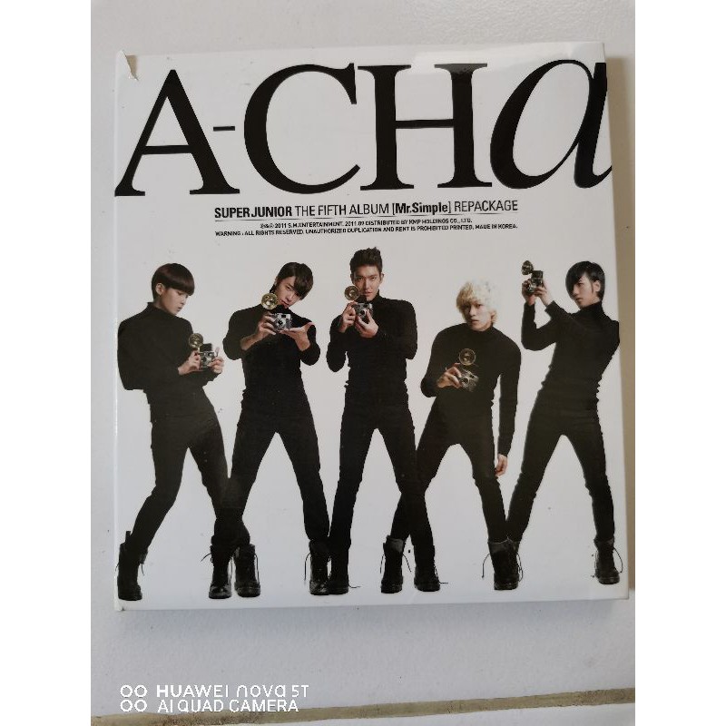 ALBUM SUPER JUNIOR ACHA REPACKAGED