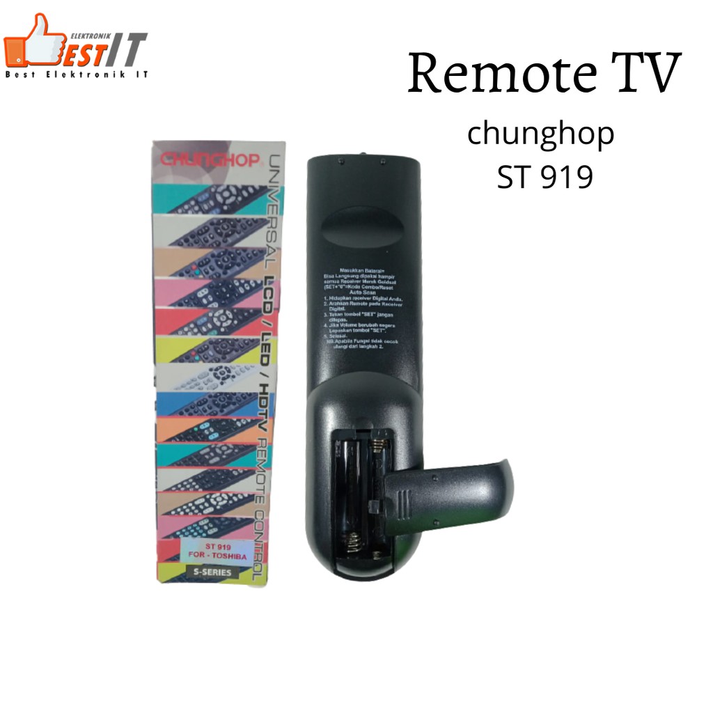 Remote Universal TV CHUNGHOP ST 919