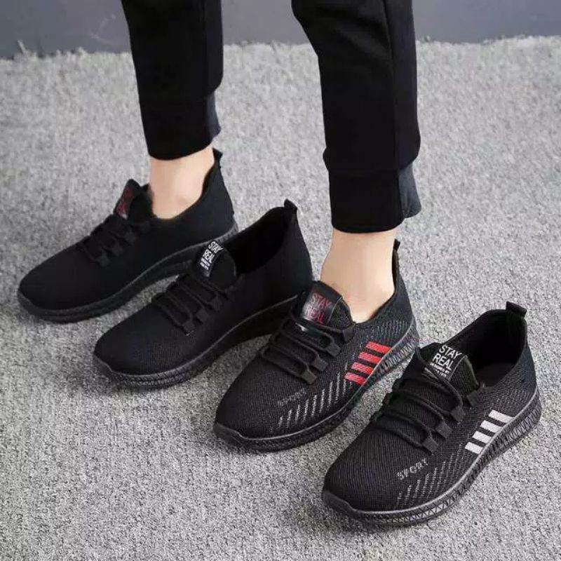 Medan Termurah KD009 Sepatu import Sneaker korean pria import sepatu pria import