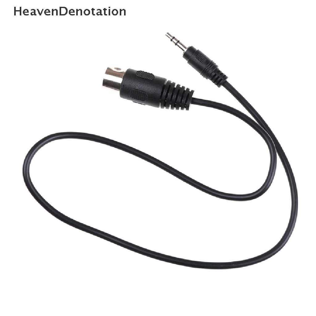 [HeavenDenotation] 1x DIN 5 Pin Din MIDI Male Plug To 3.5mm Male Stereo Jack Audio Cable 50cm 0.5m