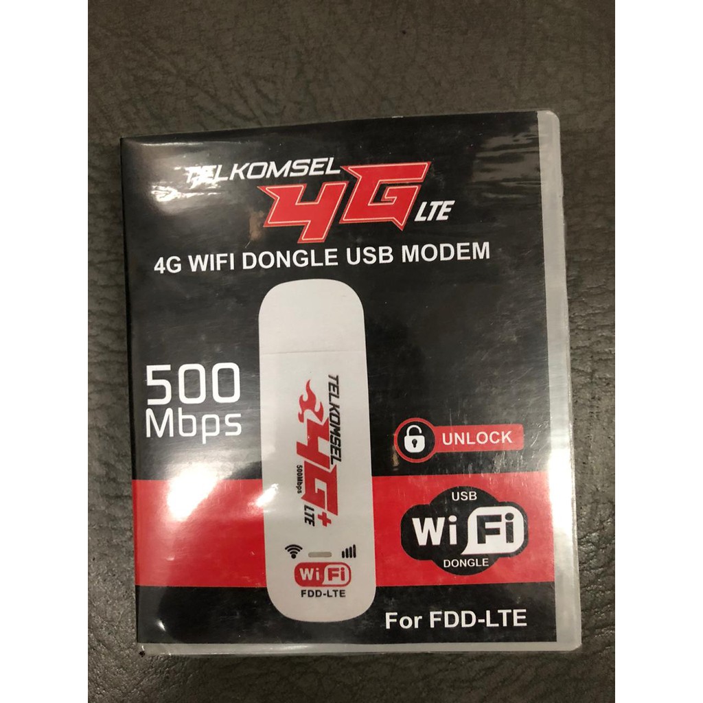 Modem WIFI USB 4G LTE Telkomsel 500Mbps