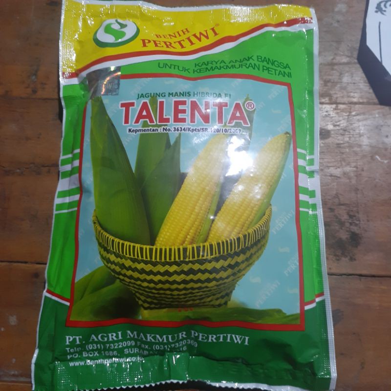 

benuh jagung manis hibrida fi TALENTA Berat bersih 250GR