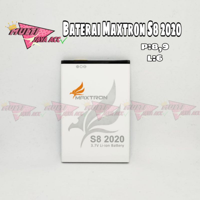Baterai Maxtron S8 2020 Battrey batre hp Maxtron S8 2020