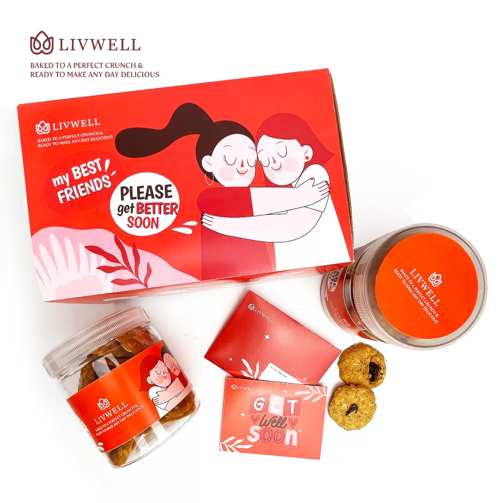 

Livwell - [EXCLUSIVE HAMPERS] Oatmeal Cookies - Get Well Soon 2 [FREE CARD]