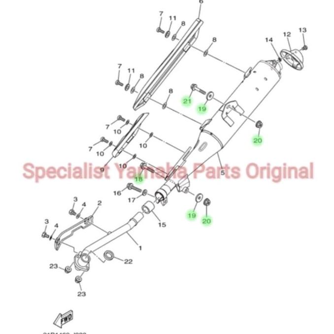 &<&<&<&] Baut + Ring + Mur, Dudukan Knalpot Jupiter Z Robot