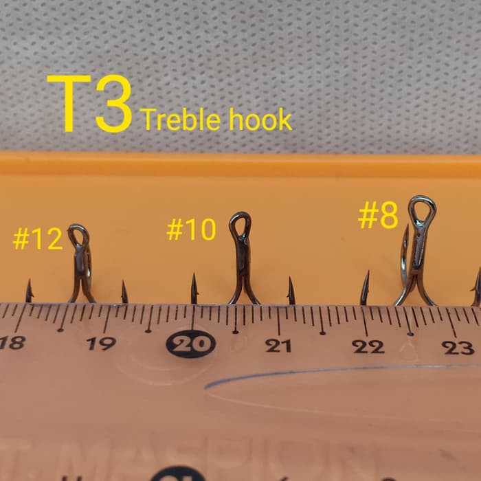 T3 Treble Hook Black Nickle
