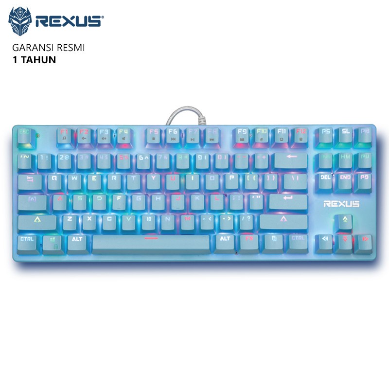 Rexus Keyboard Gaming Mechanical Legionare MX9 TKL RGB BLUE-BLUE SWITCH