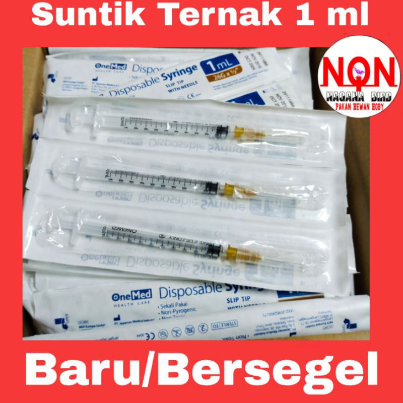 Suntik 1 ml Suntik burung hewan ungas Suntik Baru