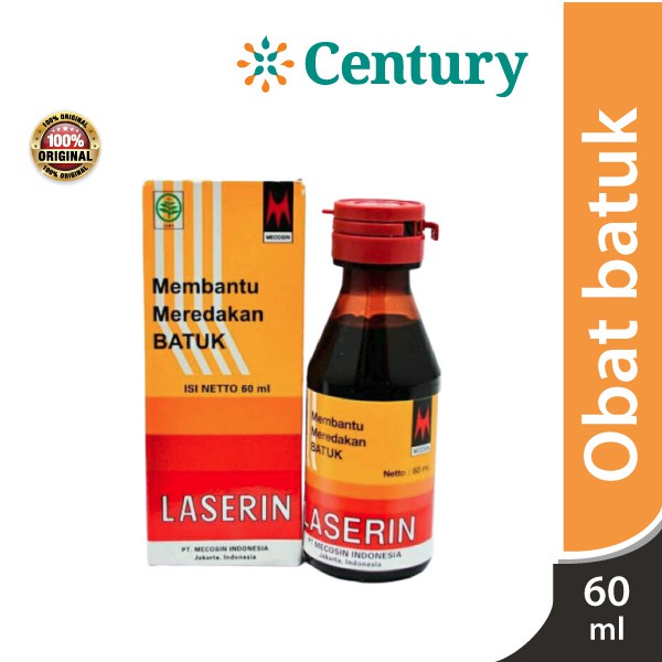 Laserin 60 ml / Obat batuk / batuk berdahak / masuk angin / sakit tenggorokkan / obat batuk herbal