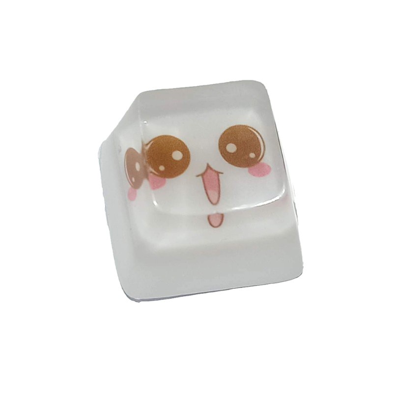 Zzz 1pc Keycap Keyboard Mekanikal Dua Lapis Bahan Resin Motif Kartun Cherry Profile R4