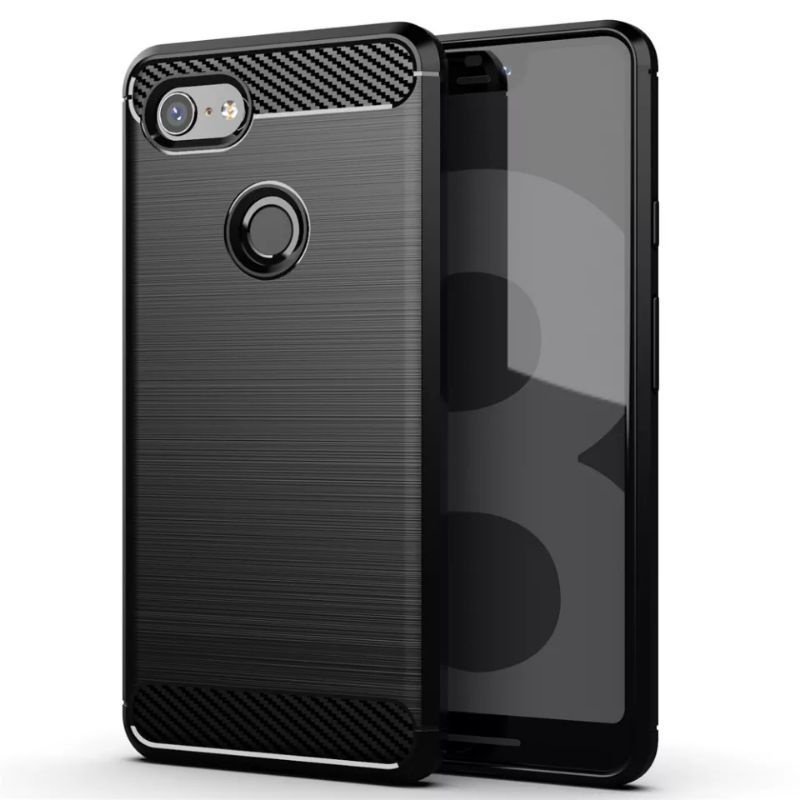 Case Carbon Fiber Google Pixel 3/3XL/3A/3A XL Rugged Armor Back Cover Protector