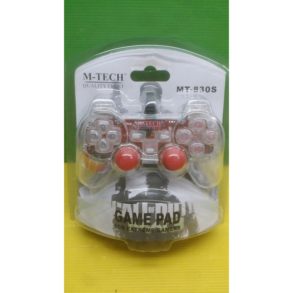 Gamepad Single  Stick Mtech Mt-830s Transparan