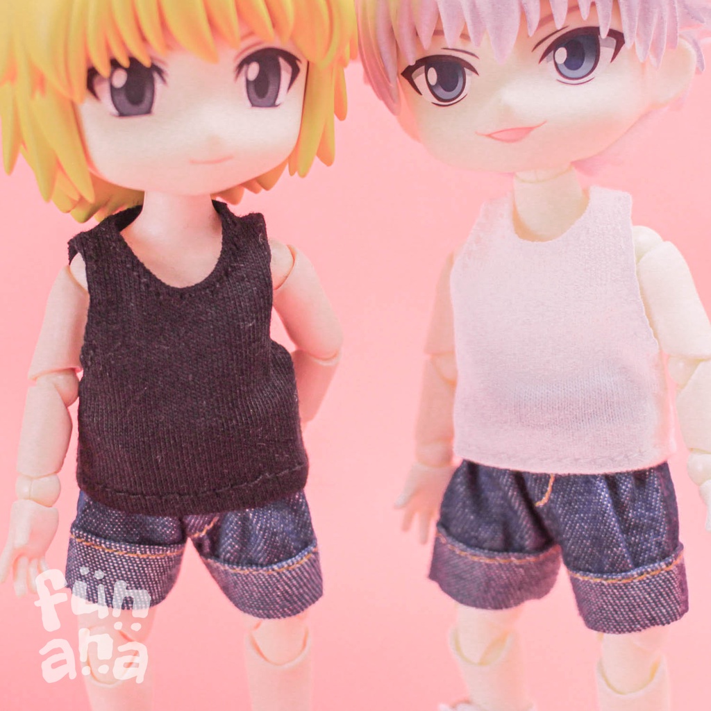 Baju Clothes Tank Top OB11 YMY Nendoroid Doll 1/12