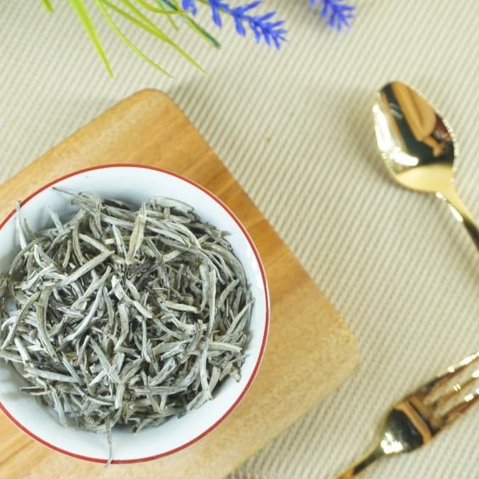 

(BISA COD) White Tea Silver Needle/ Teh Putih 50gr PROMO SPECIAL Kode 725