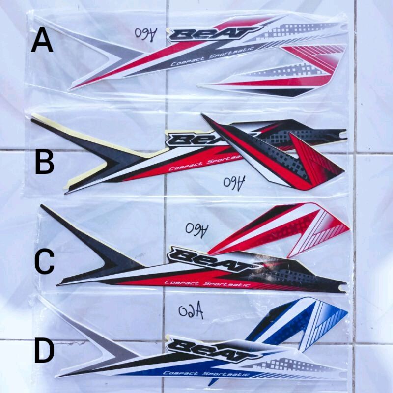 Striping Honda Beat  2020 CBS  Ori | stiker bodi motor beat 2020 berkualitas murah