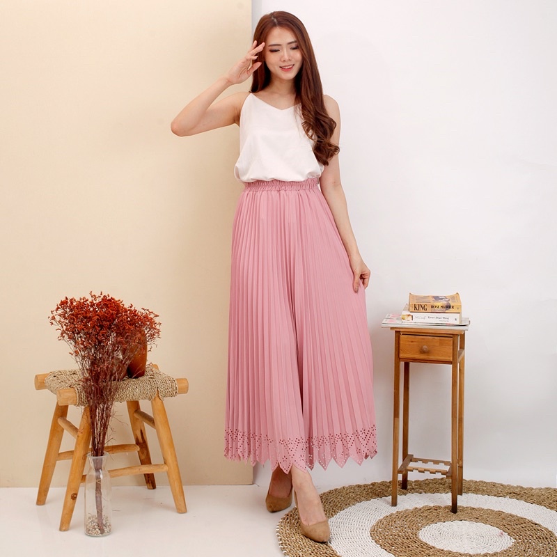 ROK LASER - PLISKET MAYUNG HYGET PON ZIGZAG POLOS MURAH GROSIR SUPPLIER ABG KARET MELAR REMPEL-DARKPINK