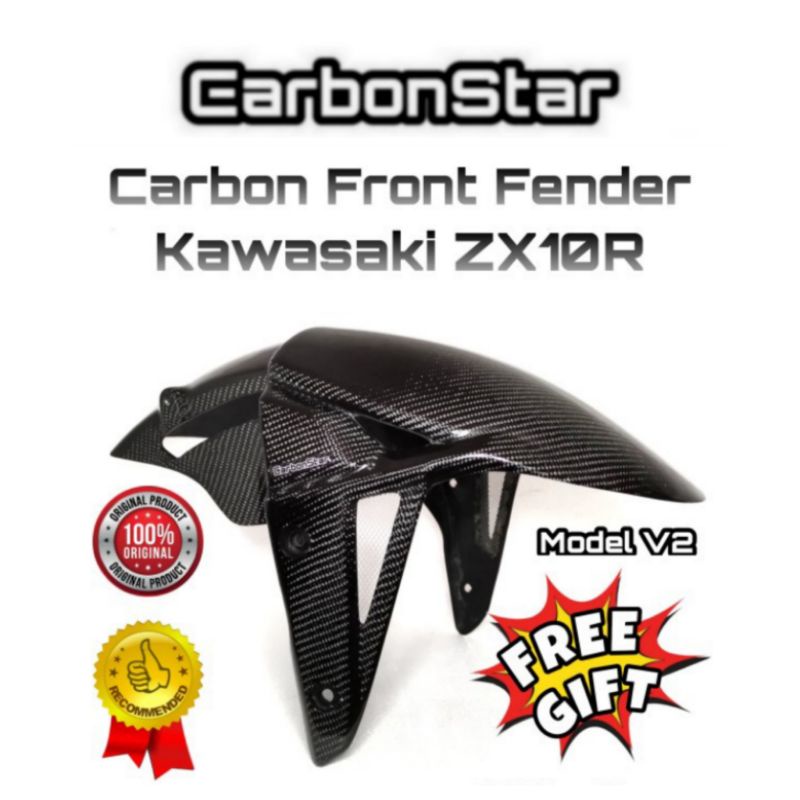 Carbonstar Spakbor Depan Carbon Front Fender Kawasaki ZX10R
