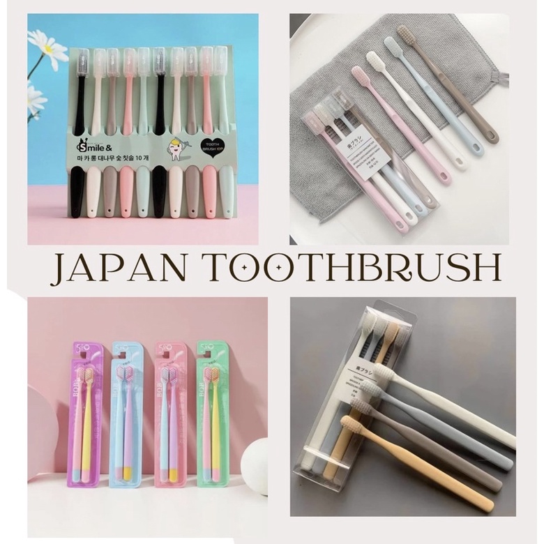 Japan toothbrush/ sikat gigi anak BPA free / dewasa japan premium / sikat gigi travel