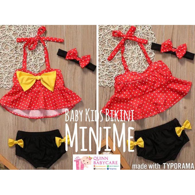 Baju renang bikini anak bayi MiniMe / swimsuit Bikini MiniMe