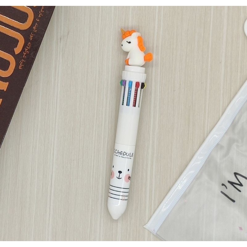 

Pulpen 10 warna motif karakter