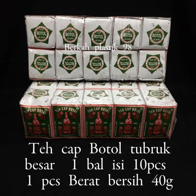 

[COD] Teh cap botol tubruk besar ( 1 pak isi 10 bks ) [COD]