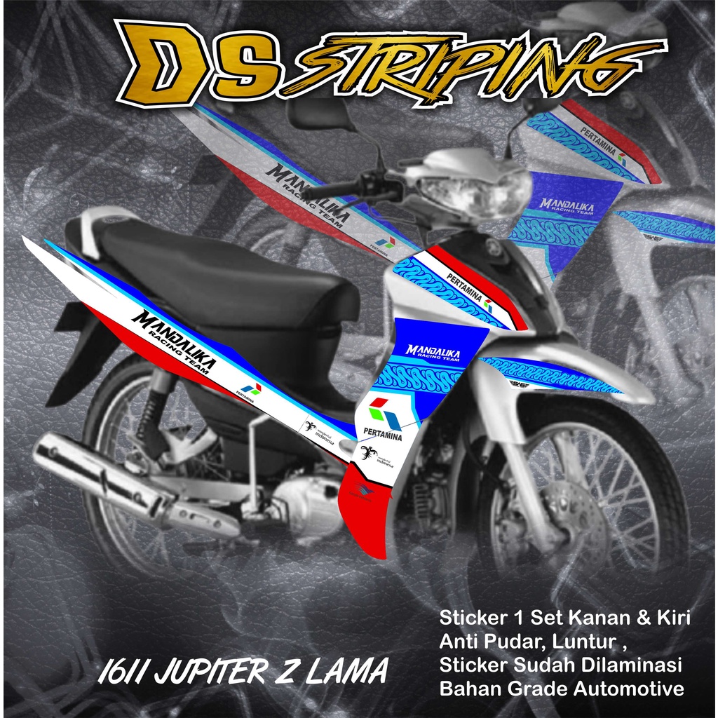 1611 Sticker Striping Motor JUPITER Z LAMA List Variasi Desain Mandalika