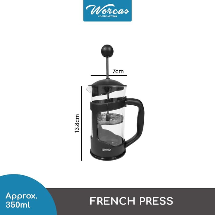 

French Press Coffee & Tea Plunger 350ml | FP004